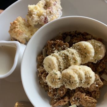 The Bench Market - Almond milk, granola cereal, and small pieces yet to be eaten from delicious scone! - Grocery Near Me - Penticton, British Columbia The Bench Market - Almond milk, granola cereal, and small pieces yet to be eaten from delicious scone! - Grocery Near Me - Penticton, British Columbia