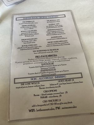 Menu photo 2 Harvest Room Palos Heights, IL