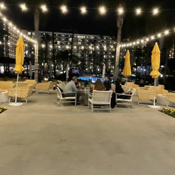 Monkeybar - View of the hotels outdoor lounge from the bar - Cocktail Bars Near Me - San Diego, California