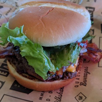 Wayback Burgers - Double bacon cheeseburger - American Near Me - Firebaugh, California Wayback Burgers - Double bacon cheeseburger - American Near Me - Firebaugh, California