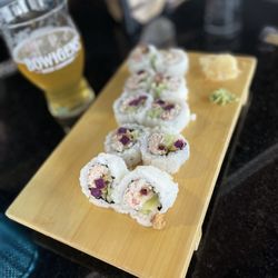 Yumfinity - Tempura purple sweet potato roll