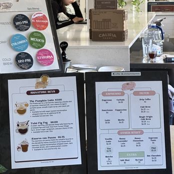 Presta Coffee Roasters - Menu - Coffee Roasteries Near Me - Tucson, Arizona