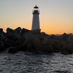 Nomad Sailing Charters - Santa Cruise lighthouse