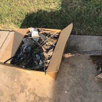 Real Property Management RentSmart - Trash left by tenant. Trash found across backyard. I had to mow the yard and picked up all of this before mowing it. - Property Management Near Me - Austin, Texas Real Property Management RentSmart - Trash left by tenant. Trash found across backyard. I had to mow the yard and picked up all of this before mowing it. - Property Management Near Me - Austin, Texas