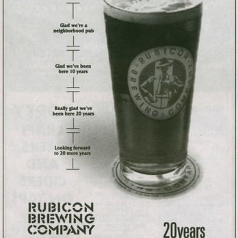 Northwest Brewing News - advertisement for Rubicon Brewpub in Sacramento - Print Media Near Me Northwest Brewing News - advertisement for Rubicon Brewpub in Sacramento - Print Media Near Me
