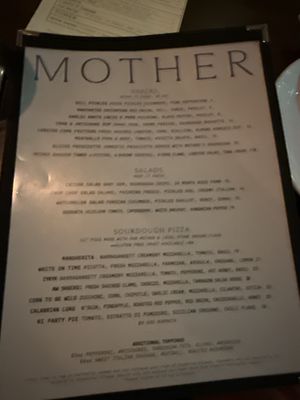 Menu photo 8 Mother Pizzeria Newport, RI