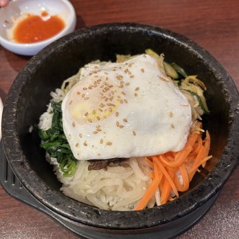 August Moon - a bowl of food with a fried egg on top - Japanese Near Me - Norristown, Pennsylvania August Moon - a bowl of food with a fried egg on top - Japanese Near Me - Norristown, Pennsylvania