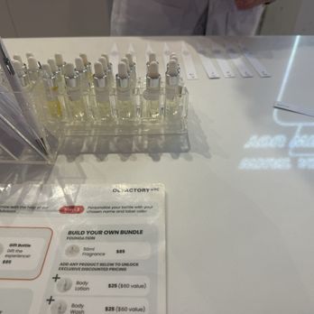 Olfactory NYC - Table fragrance selections - Perfume Near Me - Atlanta, Georgia
