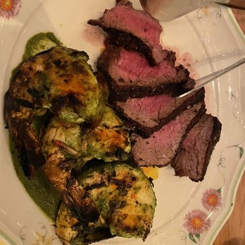 Supperland - Surf & Turf 8oz Filet and 3 Jumbo Shrimp - Southern Near Me - Charlotte, North Carolina Supperland - Surf & Turf 8oz Filet and 3 Jumbo Shrimp - Southern Near Me - Charlotte, North Carolina