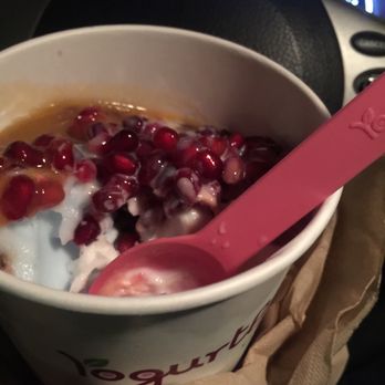 Yogurtland - Plain froyo n pomegranate - Ice Cream & Frozen Yogurt Near Me - Los Angeles, California Yogurtland - Plain froyo n pomegranate - Ice Cream & Frozen Yogurt Near Me - Los Angeles, California