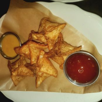 Trivoli Tavern - Crab Rangoon - way too much cheese inside - American Near Me - Chicago, Illinois Trivoli Tavern - Crab Rangoon - way too much cheese inside - American Near Me - Chicago, Illinois