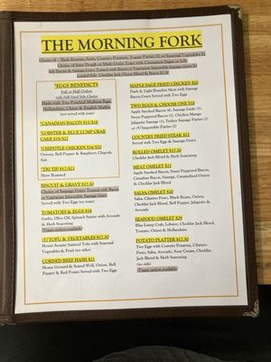 Menu photo 1 The Morning Fork Sacramento, CA Menu photo 1 The Morning Fork Sacramento, CA
