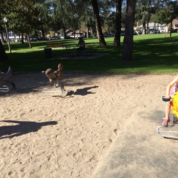 Kuns Park - Three rocking riders. - Parks Near Me - La Verne, California
