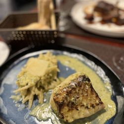 Les Sens - Saithe fish, trofie risotto, fresh herbs butter..not my cup of tea