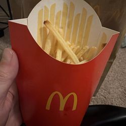 McDonald's - Half empty large fry