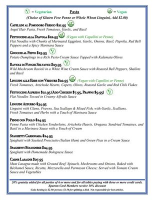 Menu photo 8 Vaso Azzurro Ristorante Mountain View, CA Menu photo 8 Vaso Azzurro Ristorante Mountain View, CA