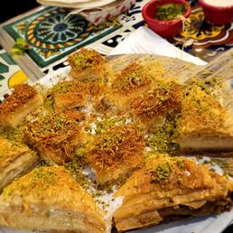 Levant - Free baklava and knefe/kunafa/kunefe. Both were good (baklava was better.) Thanks for the freebees - food - Salad Near Me - Astoria, New York