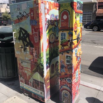 Bizerkeley Street Scene - Street activity with random graffiti. - Public Art Near Me - Berkeley, California Bizerkeley Street Scene - Street activity with random graffiti. - Public Art Near Me - Berkeley, California