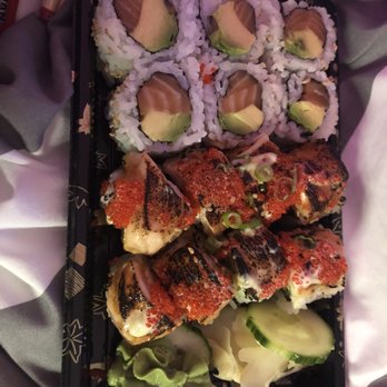 Simply Delicious Eatery & Lounge - salmon avocado roll and aburi salmon roll - Japanese Near Me - Vancouver, British Columbia Simply Delicious Eatery & Lounge - salmon avocado roll and aburi salmon roll - Japanese Near Me - Vancouver, British Columbia