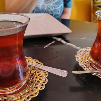 Galata Turkish Halal Grill Restaurant - Delicious Turkish Tea! - Turkish Near Me - Long Beach, California