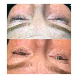 DK Beauty Bar - Lash lift before and after