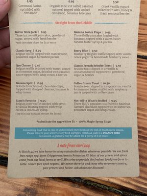 Menu photo 5 Hatch 44 Cafe Metuchen, NJ
