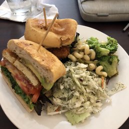 Fried tofu sandwich