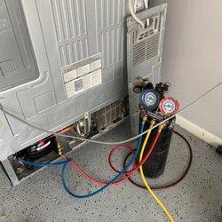 BIG H & A - In this case we replaced Compressor of the Fridge adjust refrigerant and made a leak test
Fridge is working well now