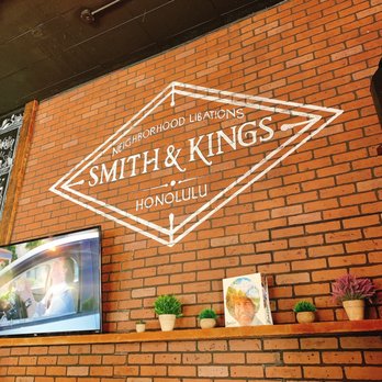 Smith & Kings - Inside/ brick wall - Cocktail Bars Near Me - Honolulu, Hawaii Smith & Kings - Inside/ brick wall - Cocktail Bars Near Me - Honolulu, Hawaii