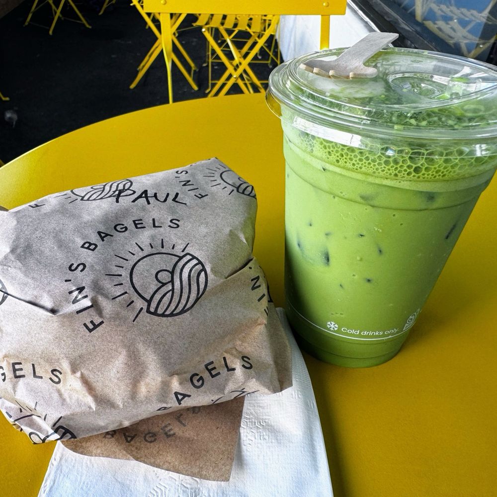 Fin's Bagels - Bagel and iced matcha nitro - Bagels Near Me - Honolulu, Hawaii Fin's Bagels - Bagel and iced matcha nitro - Bagels Near Me - Honolulu, Hawaii