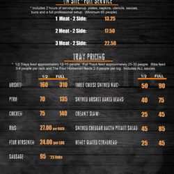 Grill Life Barbecue - Catering Menu