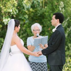 Ceremonies by Kat - Repeating vows after Kat...