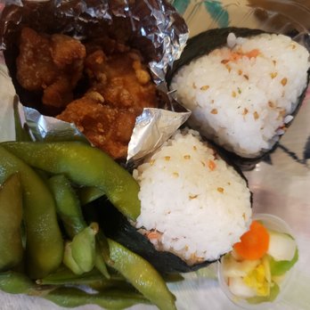 Lagu Cafe - Onigiri combo - salmon onigiri with Tenkatori karaage - Cafes Near Me - Irvine, California