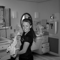 Lehigh Valley Doulas - Melinda, the Itty Bitty Doula, with a baby boy just after birth.