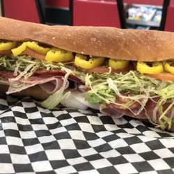 Jerseys Giant Subs - Our Original Jersey. Provolone, cooked ham, Genoa salami and pepperoni.