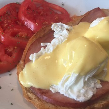 Lighthouse Cafe - Egg benedict with croissant and tomato - Breakfast & Brunch Near Me - Sanibel, Florida Lighthouse Cafe - Egg benedict with croissant and tomato - Breakfast & Brunch Near Me - Sanibel, Florida