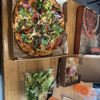 Blaze Pizza - Make your own Pizza, Buffalo chicken Salad and Donuts (Garlic Knots) - Pizza Near Me - College Park, Maryland Blaze Pizza - Make your own Pizza, Buffalo chicken Salad and Donuts (Garlic Knots) - Pizza Near Me - College Park, Maryland