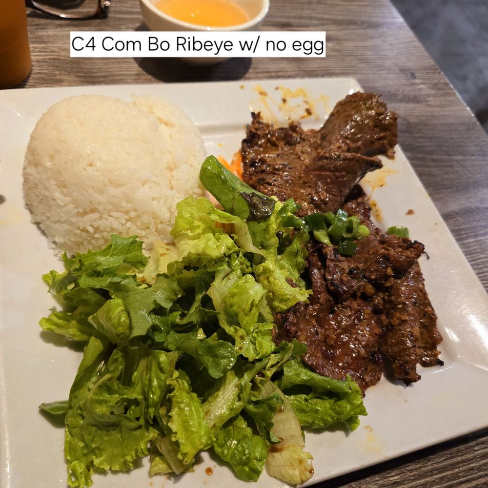 Pho Hue Oi - Pho Hue Oi restaurant - C4 Com Bo Ribeye with no egg $15.95 (10/05/2024) - Vietnamese Near Me - Redondo Beach, California Pho Hue Oi - Pho Hue Oi restaurant - C4 Com Bo Ribeye with no egg $15.95 (10/05/2024) - Vietnamese Near Me - Redondo Beach, California