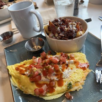 First Watch - Chili Chorizo Omelette with Million Dollar Potatoes. - Breakfast & Brunch Near Me - Algonquin, Illinois