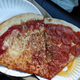 Plain & Pepperoni Pizza slices. Plain & Pepperoni Pizza slices.