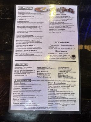 Menu photo 2 Shujacks Elma, WA