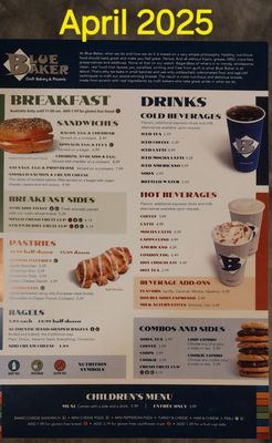 Menu photo 1 Blue Baker College Station, TX