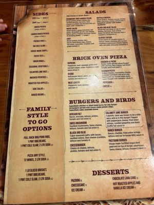 Menu photo 4 Wild Women Saloon and Grill Overgaard, AZ