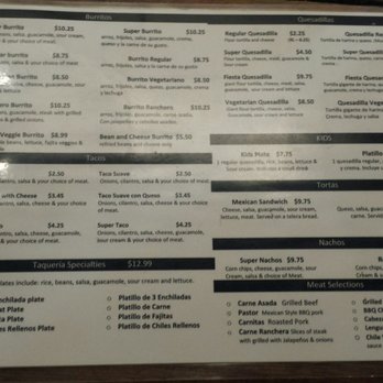 Fiesta Taco - Burritos,  tacos, tortas, quesadillas, nachos and kids meals. - Tacos Near Me - Pleasanton, California