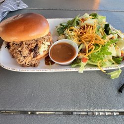 Jack’s On The Waterfront - Pulled Pork Sandwich w/House Salad