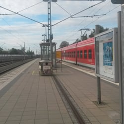 Bahnhof Mering - Gleis 3 (rechts) und 4