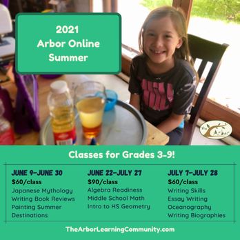 The Arbor Learning Community - Join us this summer 2021 for our fun Arbor Online classes! - Educational Services Near Me - Fullerton, California The Arbor Learning Community - Join us this summer 2021 for our fun Arbor Online classes! - Educational Services Near Me - Fullerton, California