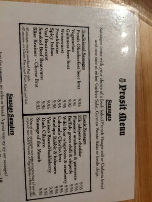 Menu photo 5 Ein Prosit Avon, CO Menu photo 5 Ein Prosit Avon, CO