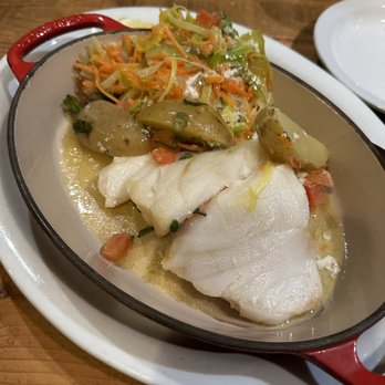 Brussels Bistro - Sea bass - Belgian Near Me - Laguna Beach, California