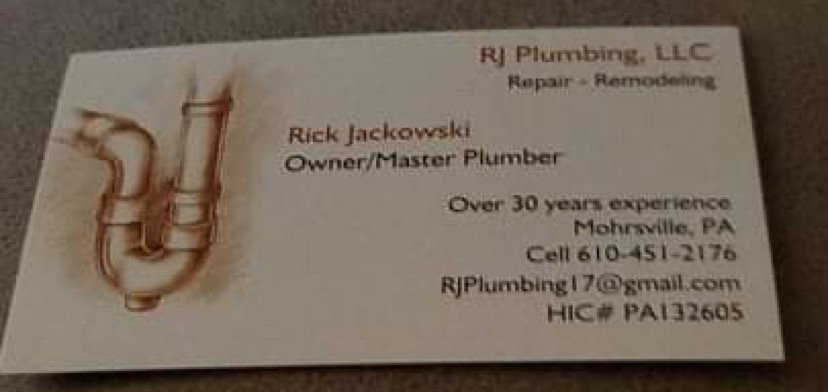 Slide of RJ Plumbing